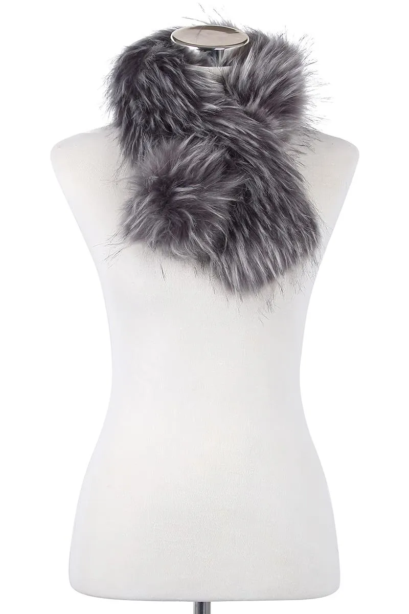 Short Faux Fur Collar