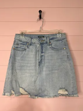 Size 6 Wild Fable Light Wash Denim Jean Mini Skirt