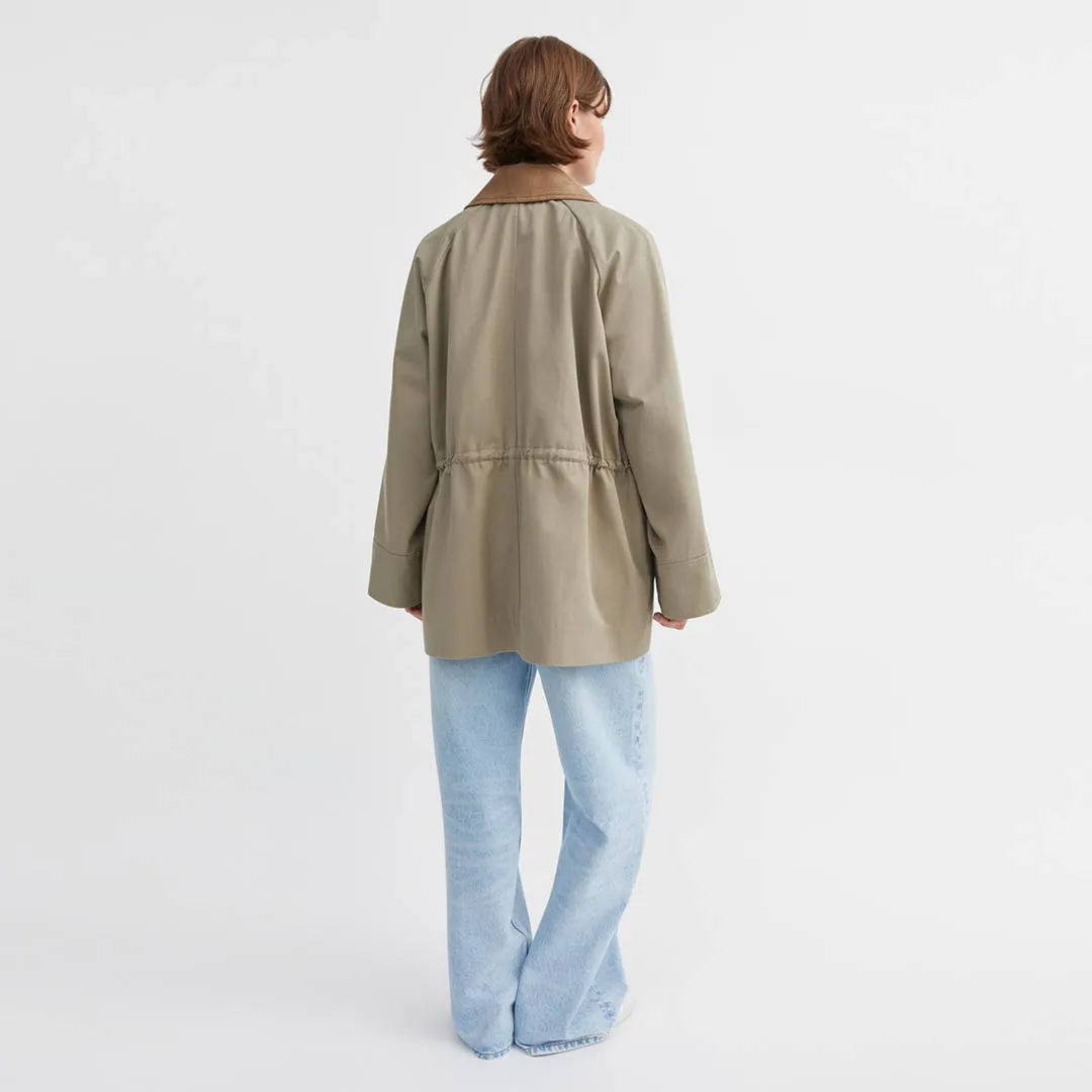 SKALL STUDIO Gaby Parka jakke - stone moss