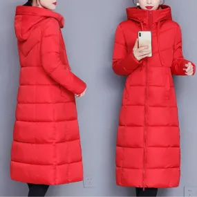 Stella Marie Winterjas | Super warme lange puffer parka met capuchon voor dames
