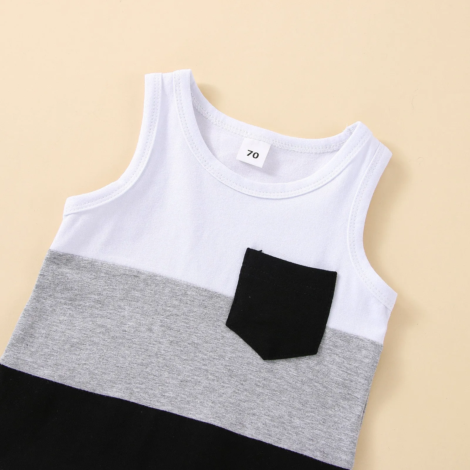Striped Tank Top and Sweatpants Set