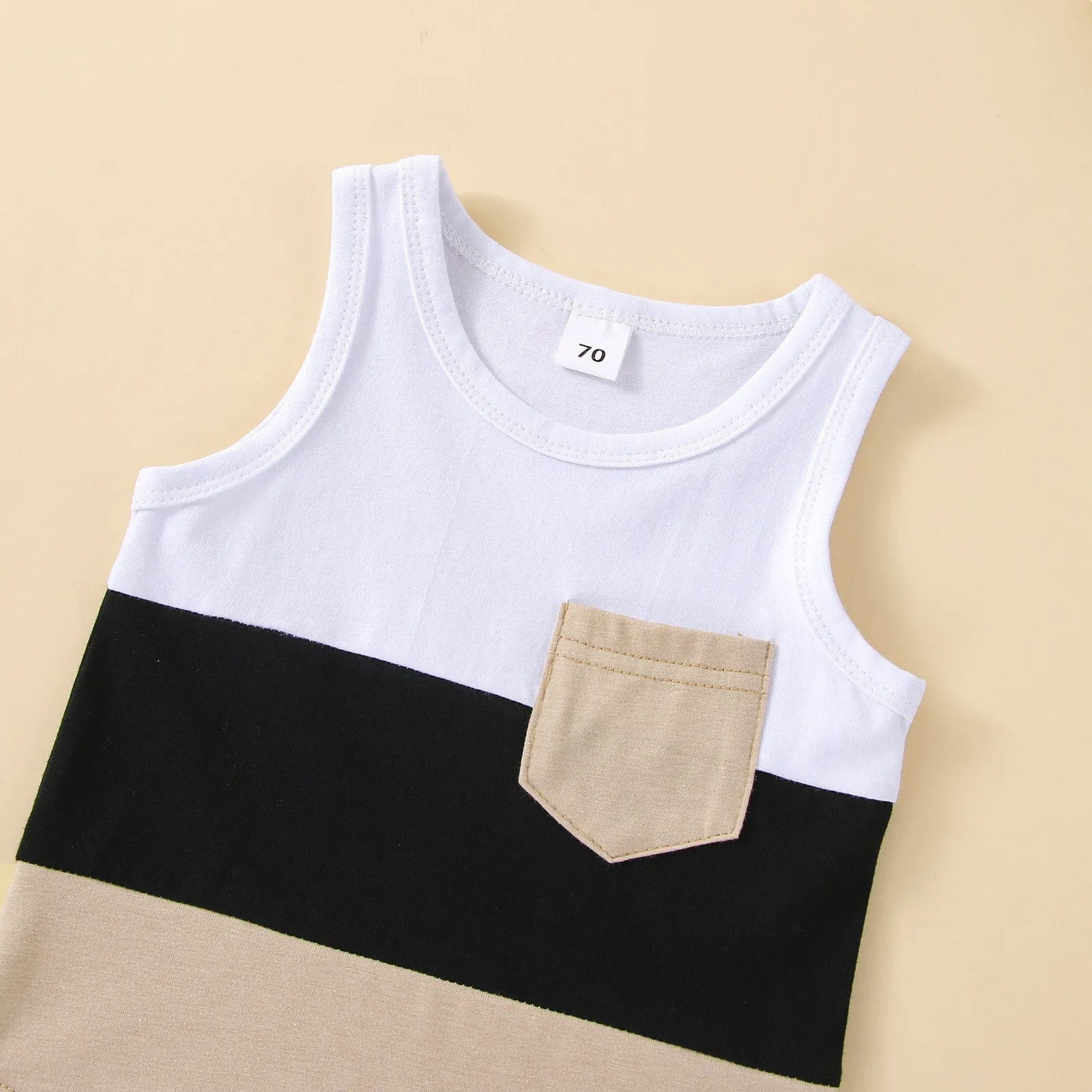 Striped Tank Top and Sweatpants Set