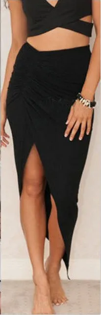 Summer Charm Split Long Skirt