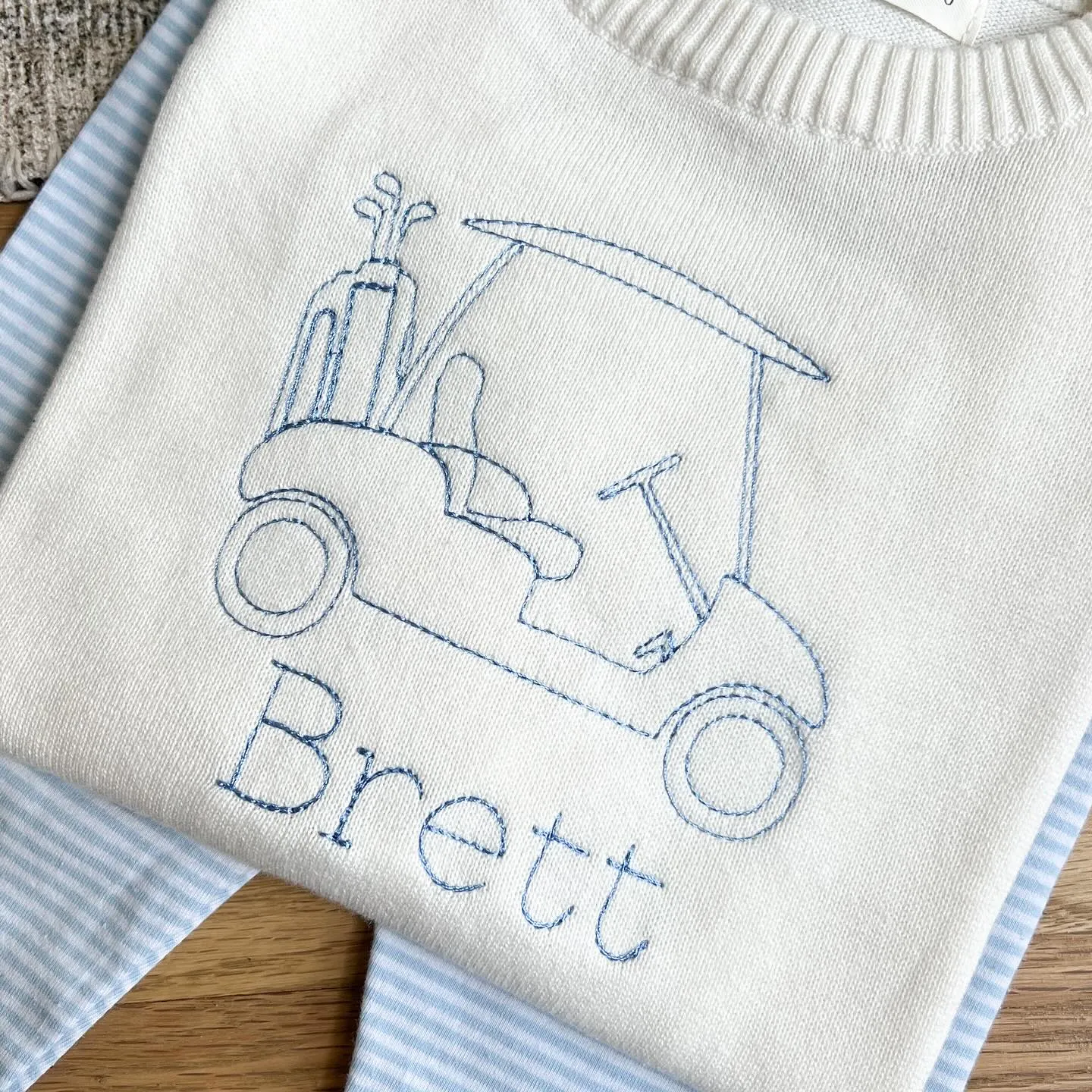 SWEATER CREW NECK WHITE