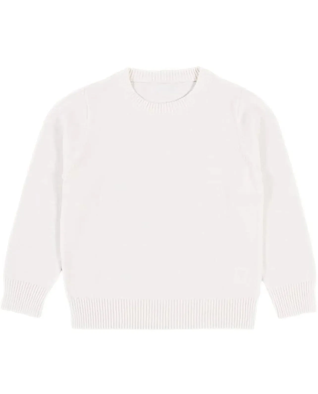 SWEATER CREW NECK WHITE