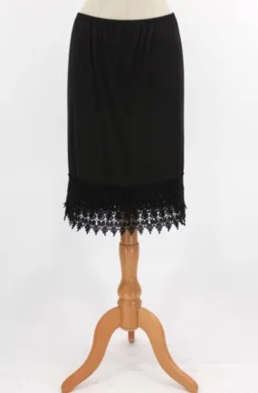 Taylor Slip Extender with decorative trim- Black