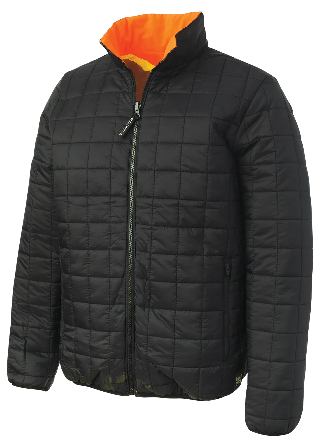 Tough Duck Reversible Safety  Hi-Vis Jacket - Orange