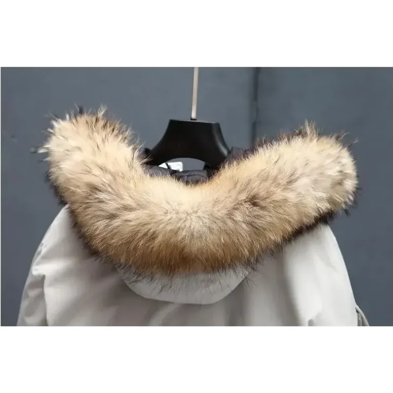 Varnoud - Parka Winterjas Heren – Winddicht met Afneembare Capuchon en Bontkraag
