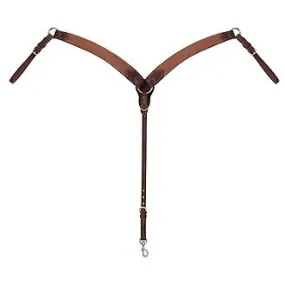 WEAVER LEATHER ROUGHOUT CONTOURED BREAST COLLAR