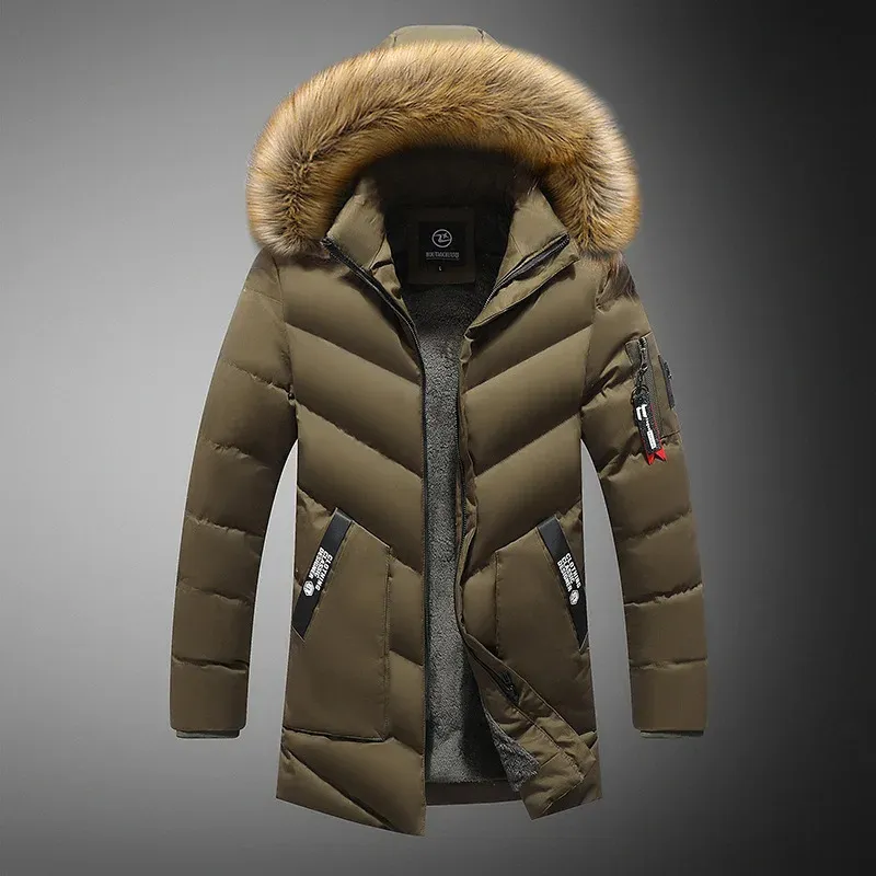 Weerkla - Parka Winterjas Heren – Warm Gevoerd met Afneembare Bontkraag en Capuchon