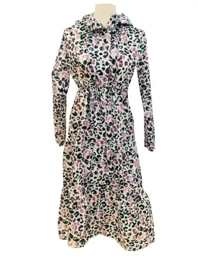 Windsor Parka - Leopard Rose