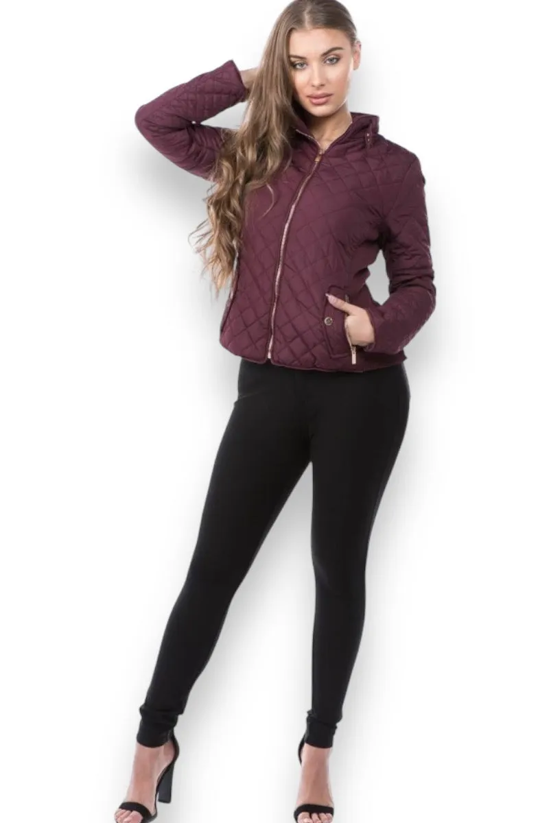 Winter Quilted Lined Jacket