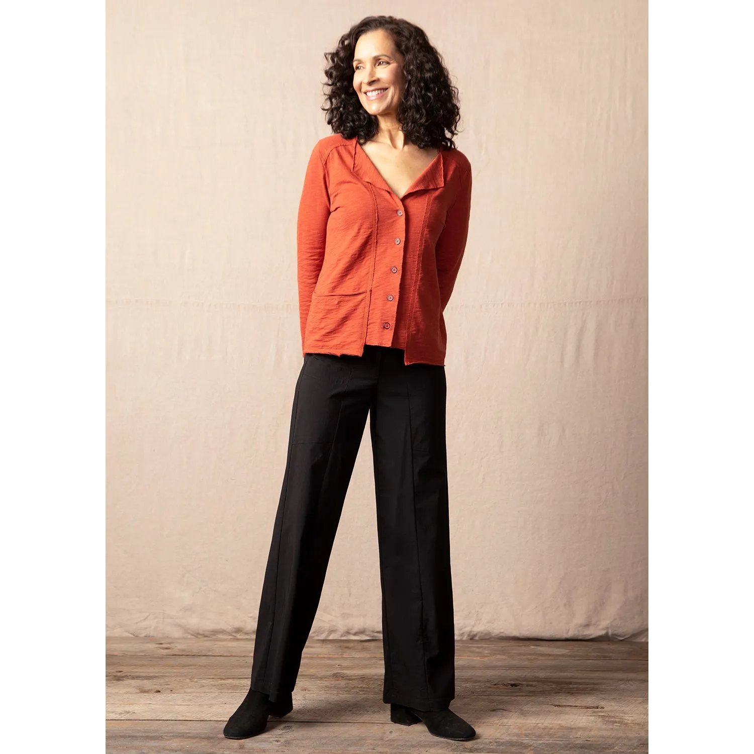 Women's Habitat Rolled Edge Cardigan Paprika
