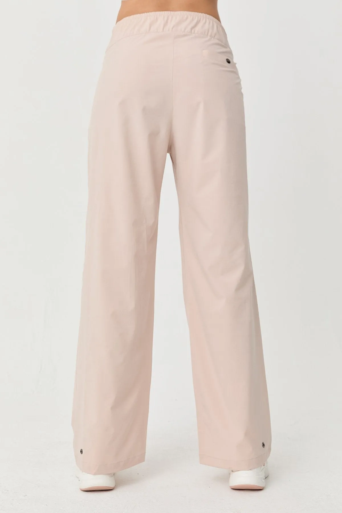 Women's Thın Lycra Woven Lıghtweıght Trousers