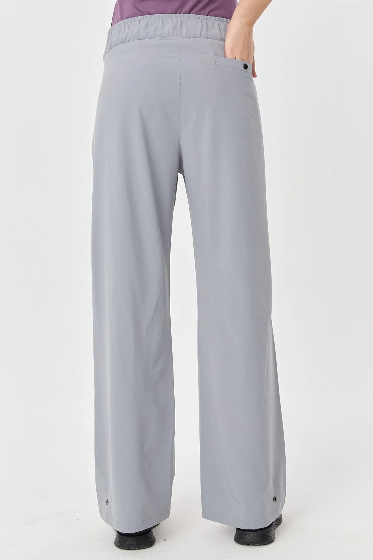 Women's Thın Lycra Woven Lıghtweıght Trousers