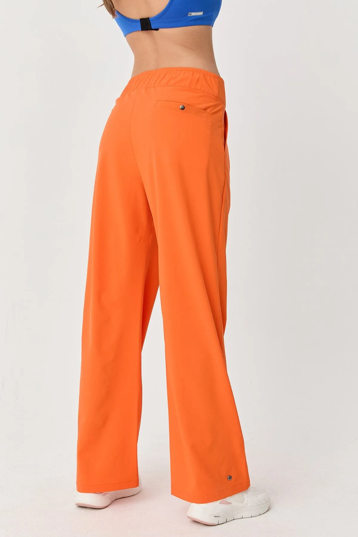 Women's Thın Lycra Woven Lıghtweıght Trousers