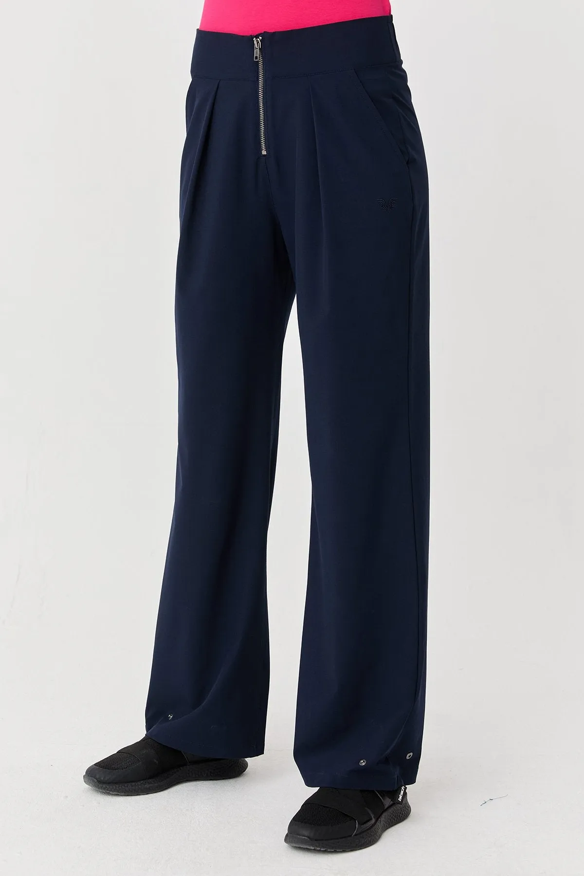 Women's Thın Lycra Woven Lıghtweıght Trousers