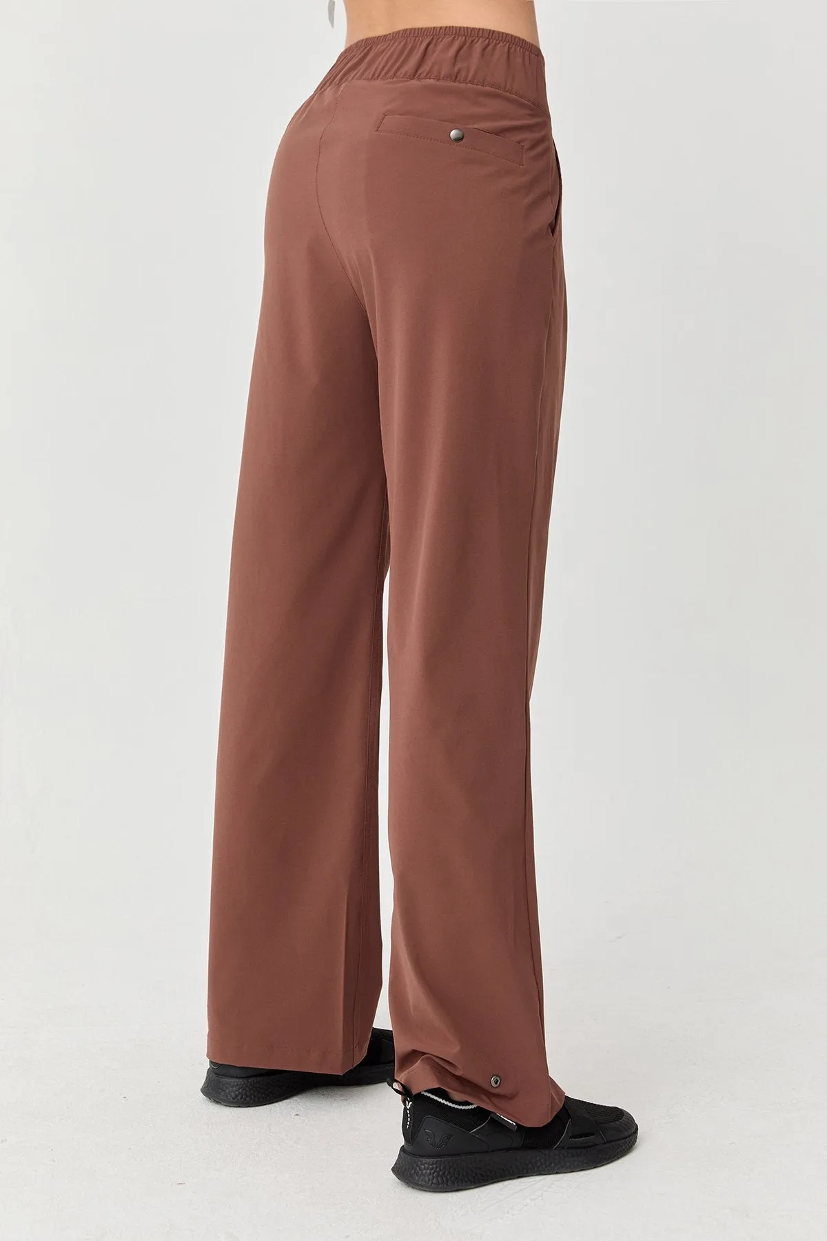 Women's Thın Lycra Woven Lıghtweıght Trousers