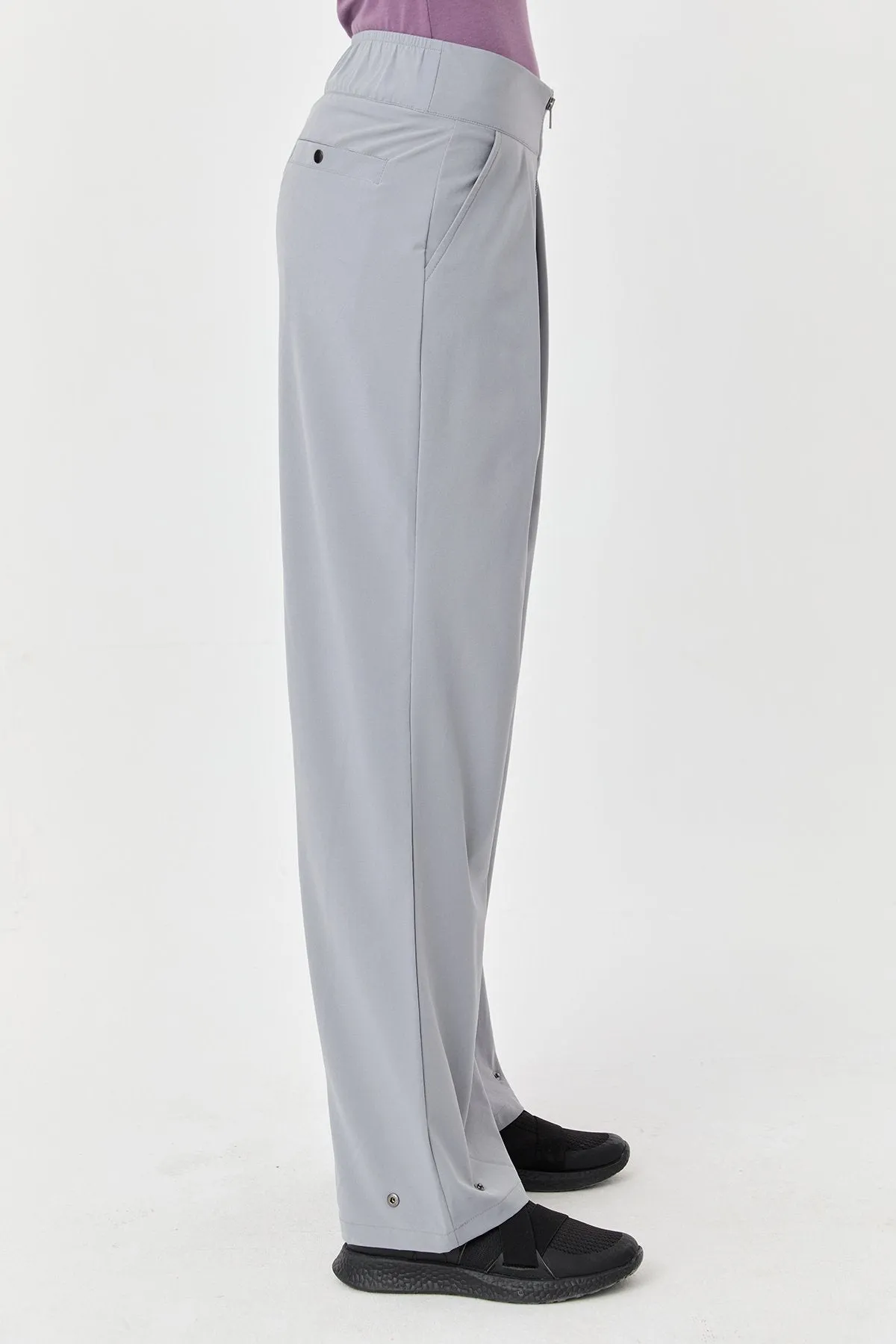 Women's Thın Lycra Woven Lıghtweıght Trousers