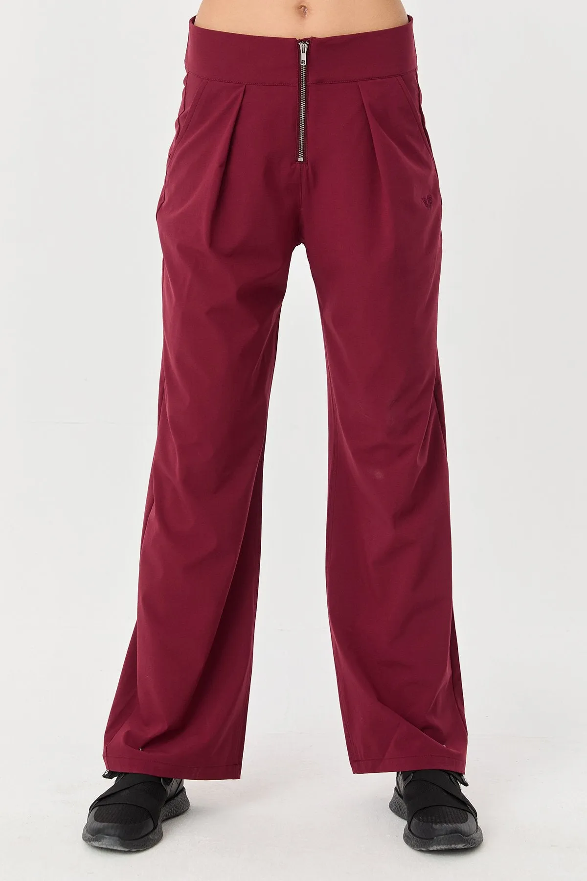 Women's Thın Lycra Woven Lıghtweıght Trousers
