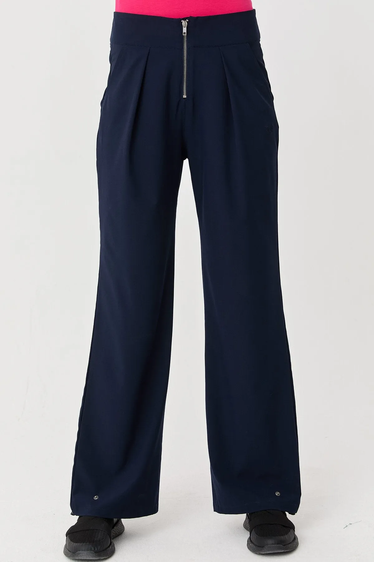 Women's Thın Lycra Woven Lıghtweıght Trousers