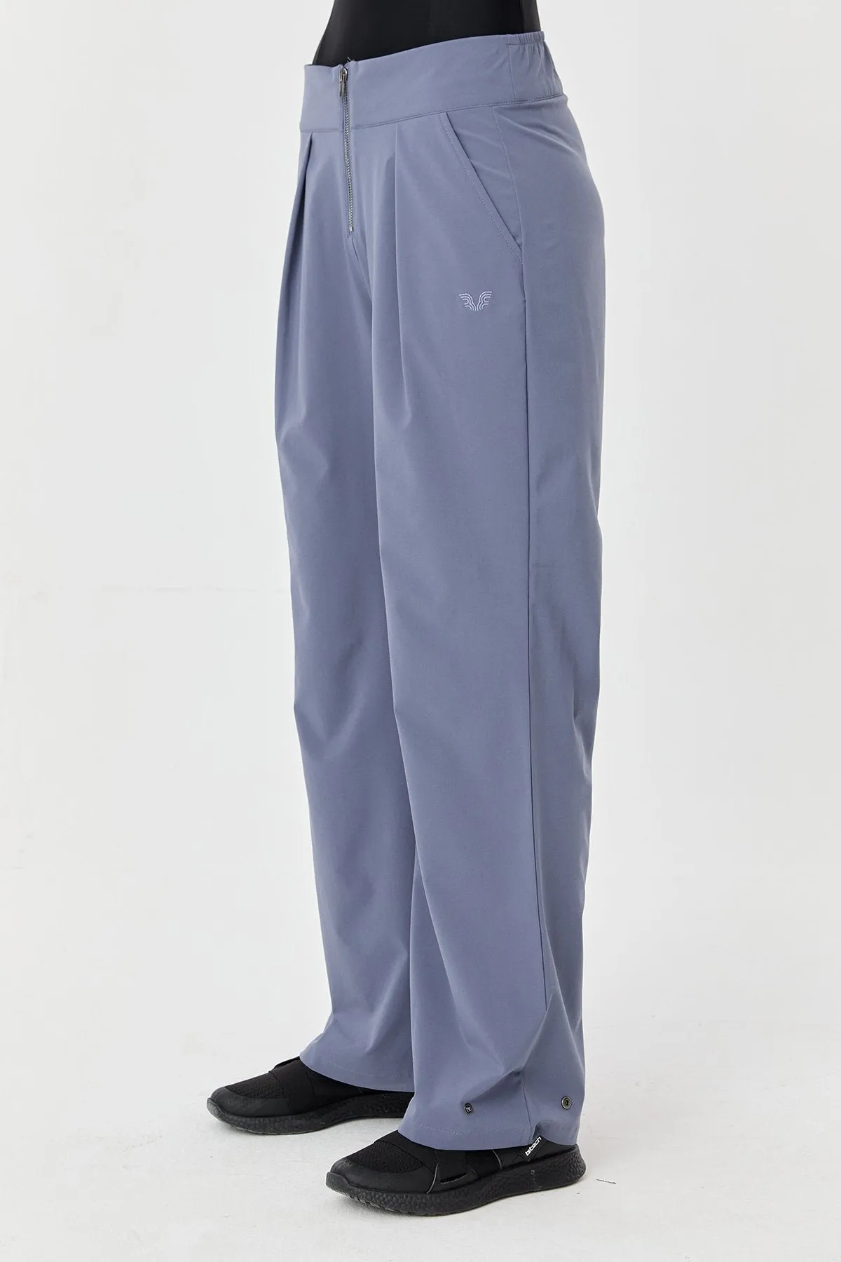 Women's Thın Lycra Woven Lıghtweıght Trousers