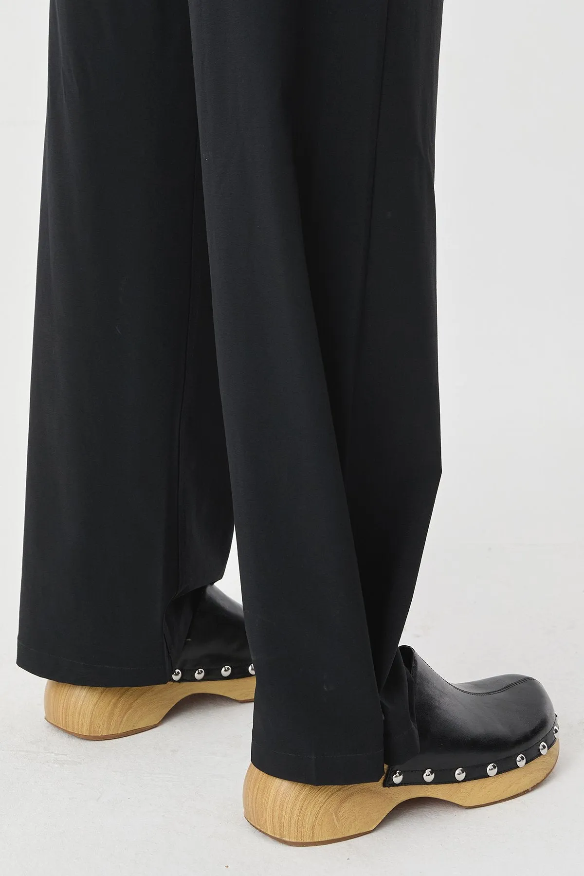 Women's Thın Lycra Woven Lıghtweıght Trousers