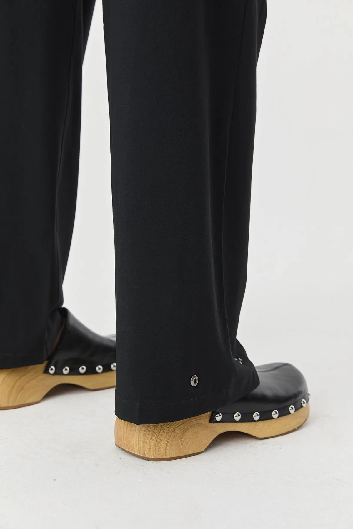 Women's Thın Lycra Woven Lıghtweıght Trousers
