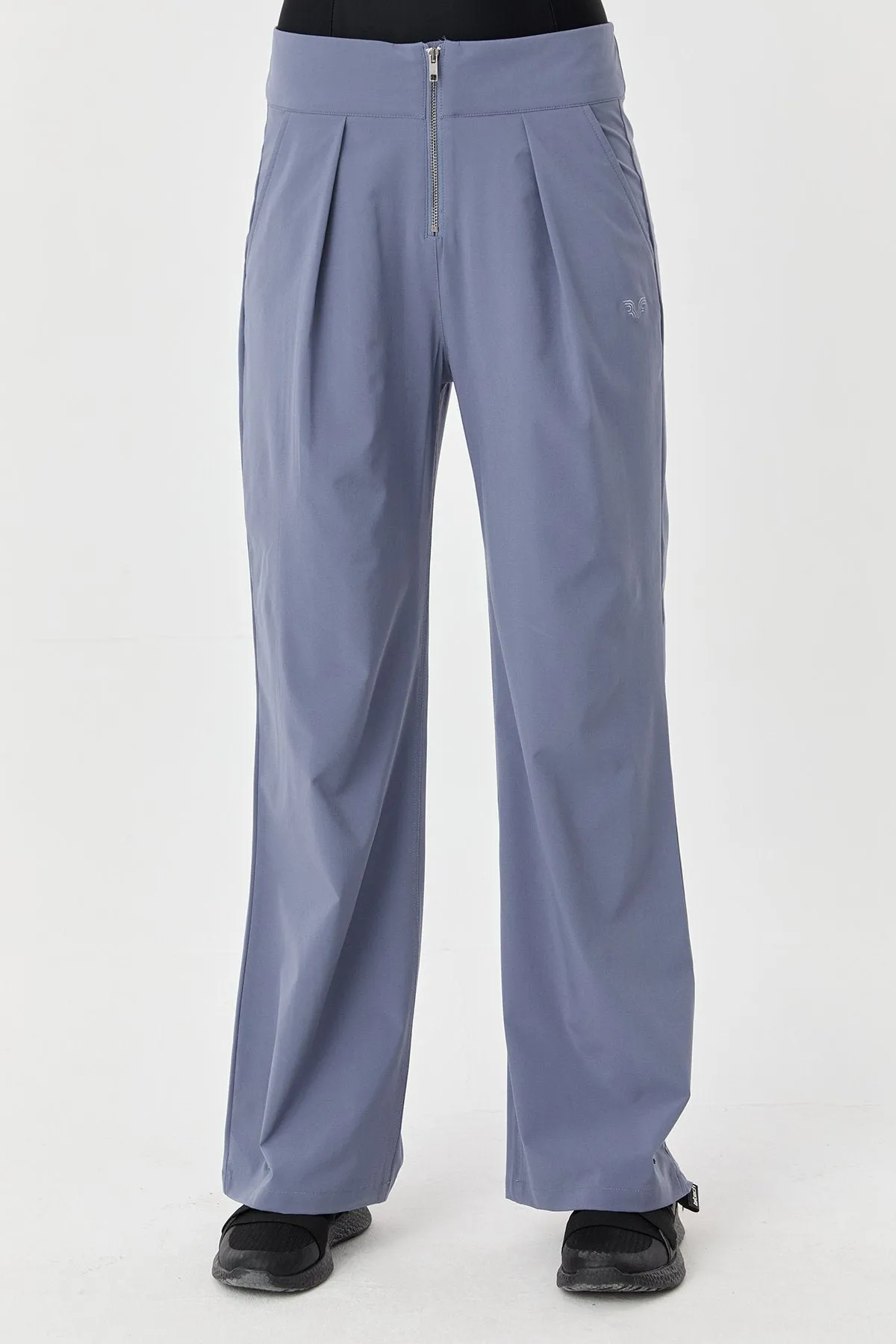 Women's Thın Lycra Woven Lıghtweıght Trousers