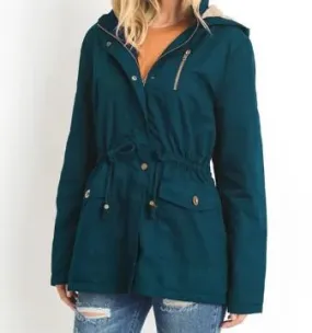 Women's Utility Parka Jacket | Teal